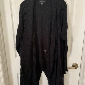 Lane Bryant Black Sweater Throw! So warm!